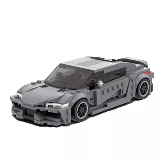 Swedish 4-Seater Hyper GT Hybrid Sports Car MOC Building Kit - 1