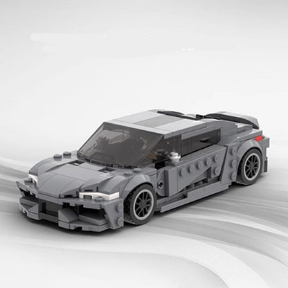 Swedish 4-Seater Hyper GT Hybrid Sports Car MOC Building Kit - 2