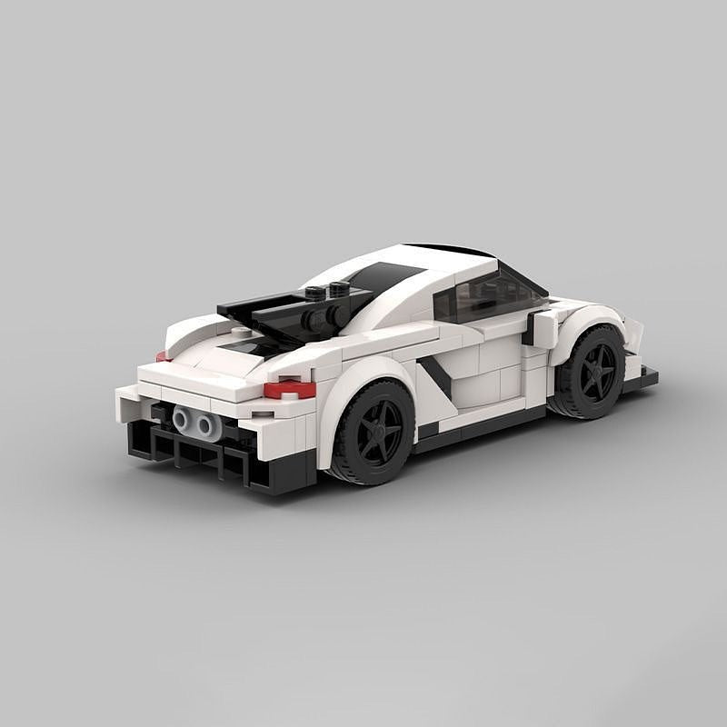 Swedish Extreme Velocity Hypercar MOC Building Kit | 6 Studs Supercar Model - 3