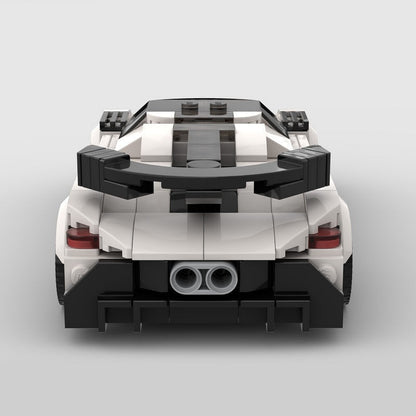 Swedish Hypercar Dihedral Doors MOC Building Kit | Supercar Vehicle Model - 6
