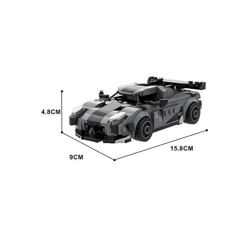 Swedish Hypercar Thor Edition Building Kit | Compatible MOC - 4