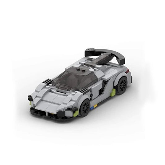 Swedish Hypercar with Dihedral Doors Building Kit | LEGO-Compatible MOC - 9