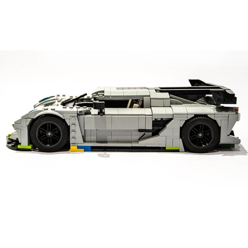 Swedish Jesko Hypercar Building Kit | LEGO-Compatible MOC - 3