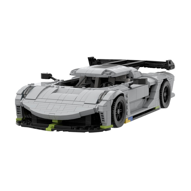 Swedish Jesko Hypercar Building Kit | LEGO-Compatible MOC - 5
