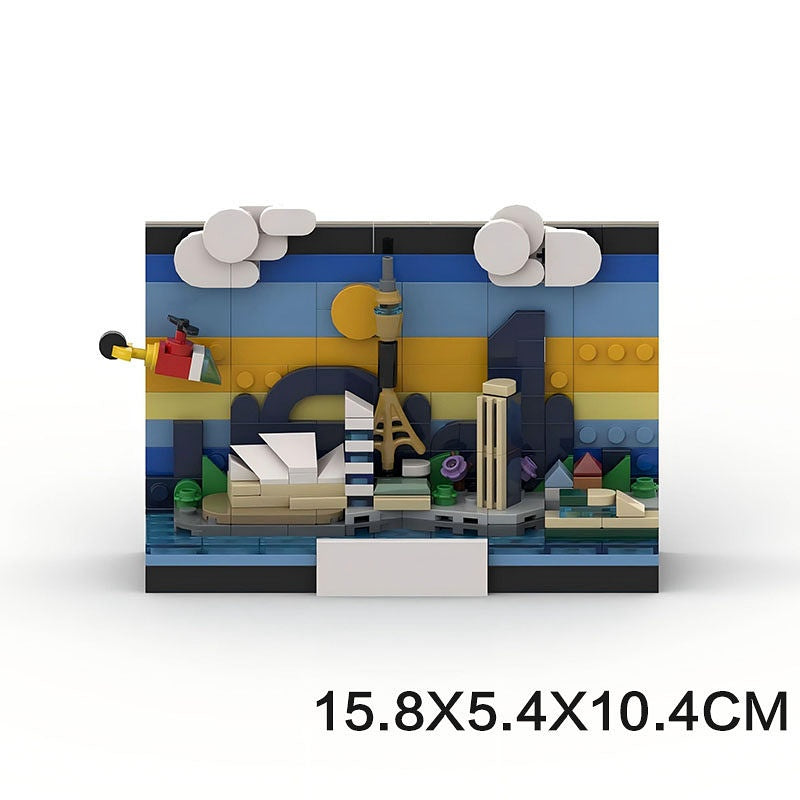 Sydney Postcard Building Kit | LEGO-Compatible MOC - 2