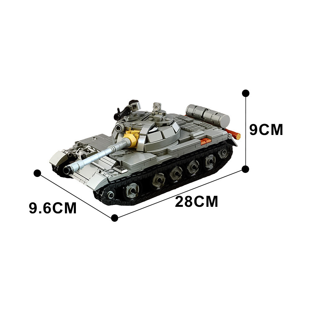 t-55a medium tank building set | moc-129291 - 4