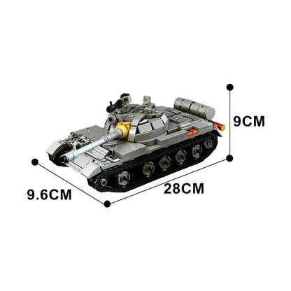 t-55a medium tank building set | moc-129291 - 4