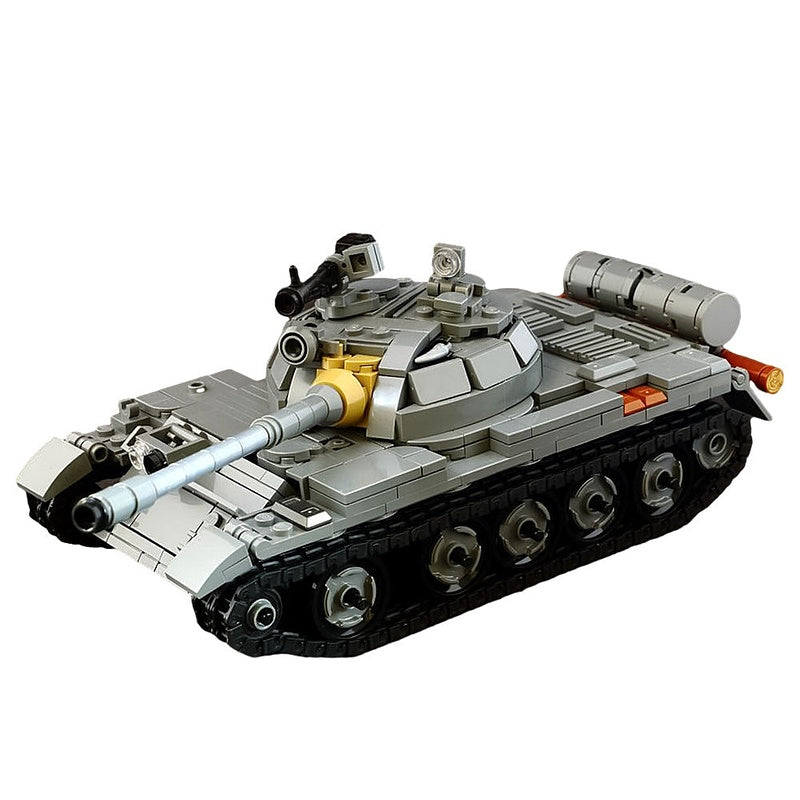 T-55A Medium Tank MOC Building Kit | Military Armored Vehicle Model Set - 5
