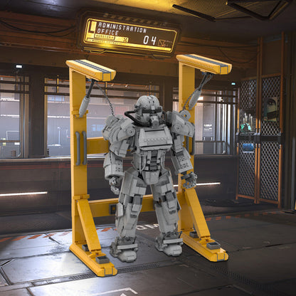 t-60 powered combat infantry armor moc building set - fallout - 1