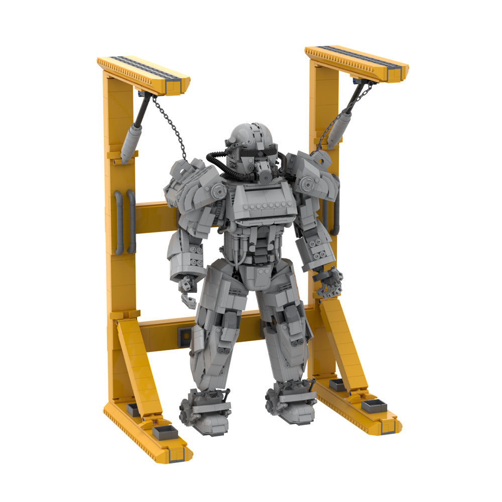 t-60 powered combat infantry armor moc building set - fallout - 3