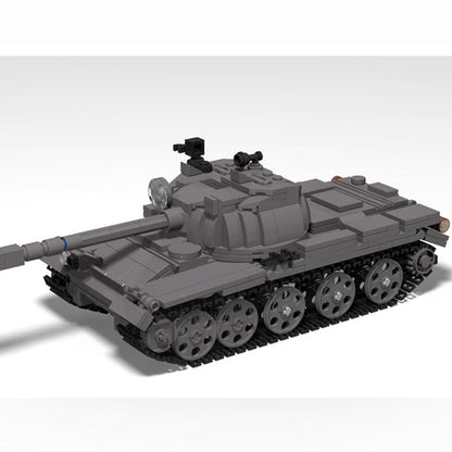 T-62 Main Battle Tank MOC Building Kit | 1:35 Scale Armored Model - 4