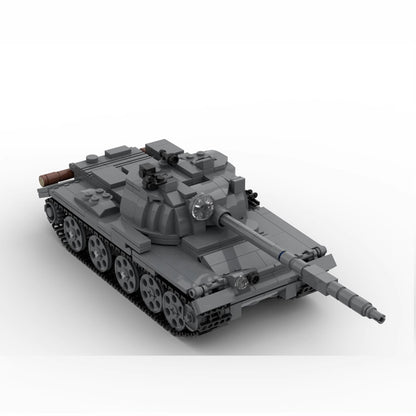t-62 soviet main battle tank building set | moc-54854 - 1