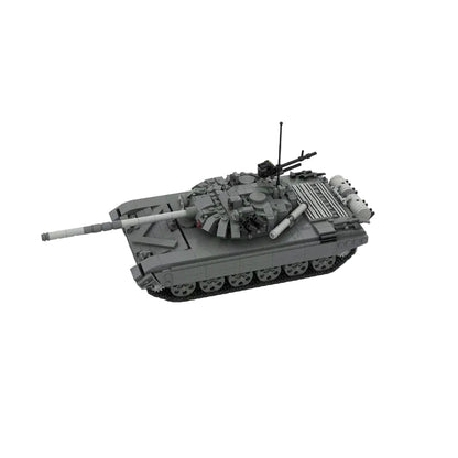 T-72 Main Battle Tank 1:35 Scale MOC Building Kit - 1