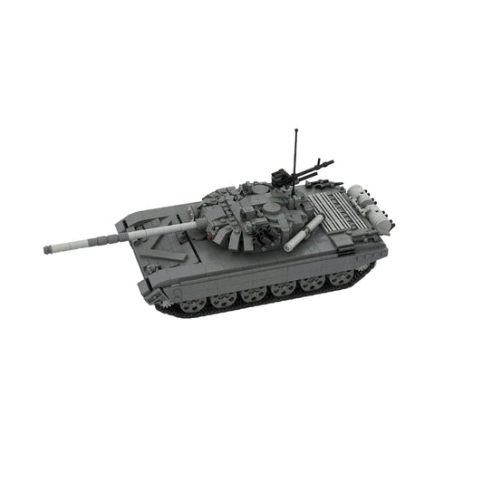 T-72 Main Battle Tank 1:35 Scale MOC Building Kit - 1