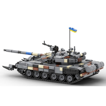 T-72AV Ukraine Tank Building Kit | Modern Battle Tank Model - 3