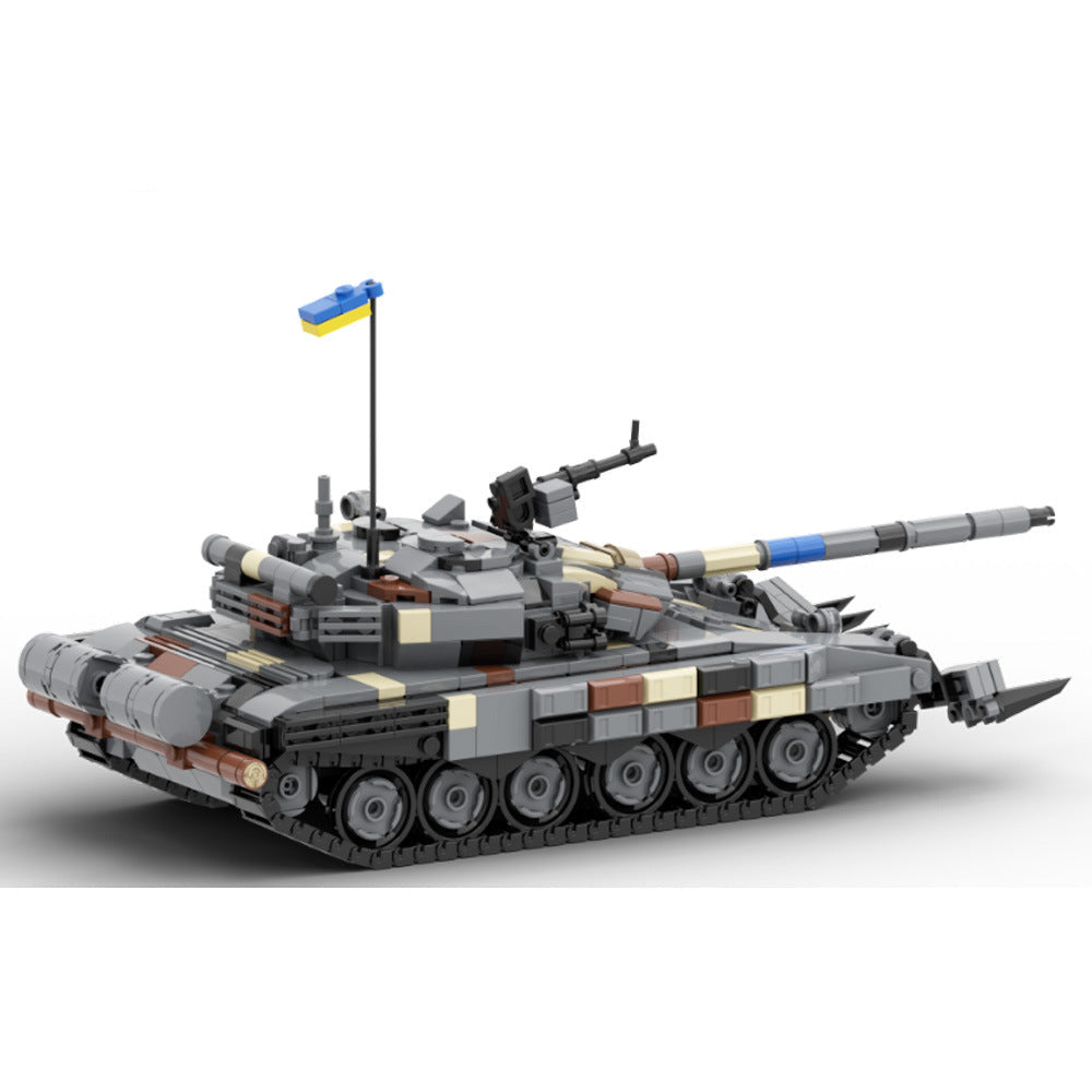 t-72av ukraine tank building set | moc-157653 - 2