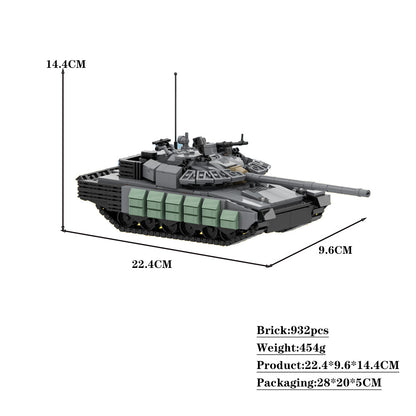 t-80bvm tank building set | moc-191231 - 4