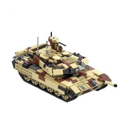 t-90 ms v2 tank building set | 1:35 minifigure scale | moc-19364 - 2