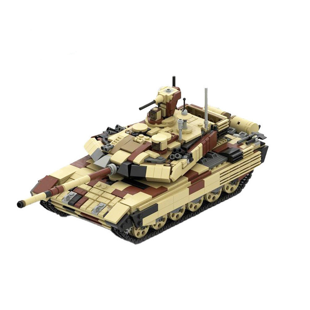 t-90 ms v2 tank building set | 1:35 minifigure scale | moc-19364 - 3
