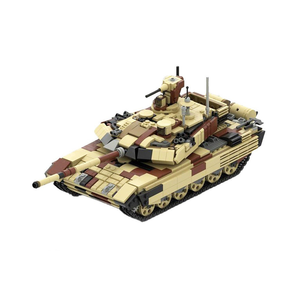 t-90 ms v2 tank building set | 1:35 minifigure scale | moc-19364 - 4