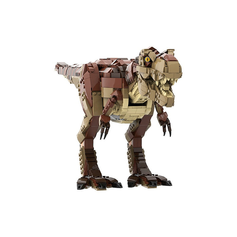 T. Rex Dinosaur MOC Building Kit | Prehistoric Creature Display Model - 1