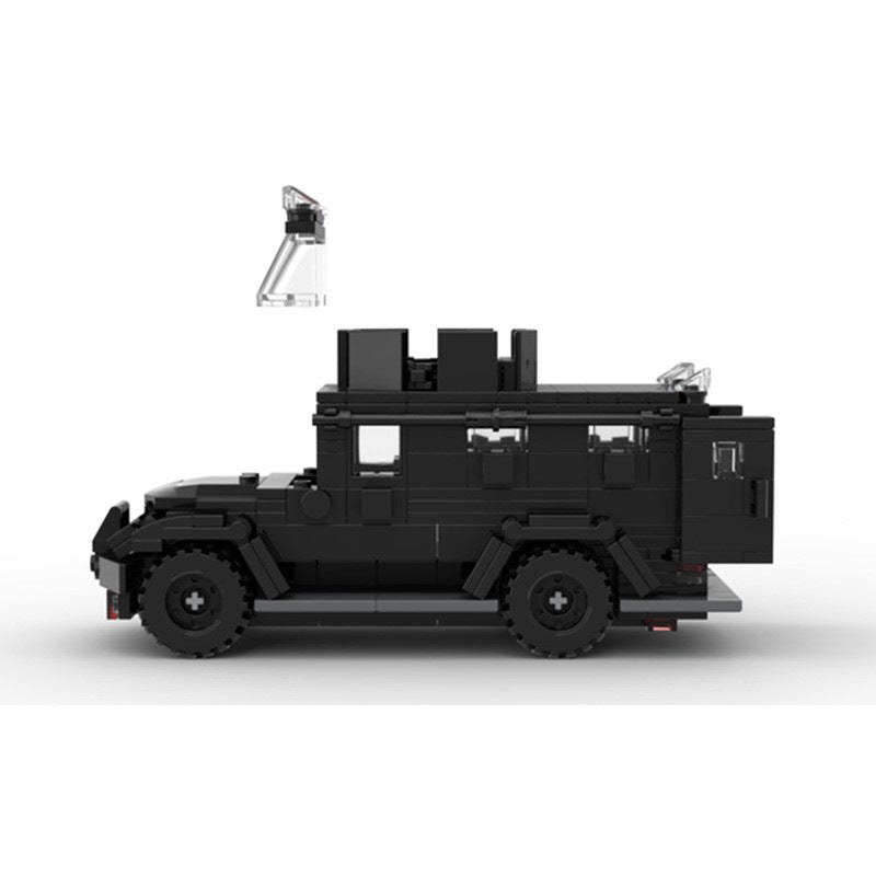 Tactical Armored Gendarmerie Vehicle Building Kit | LEGO-Compatible MOC - 2