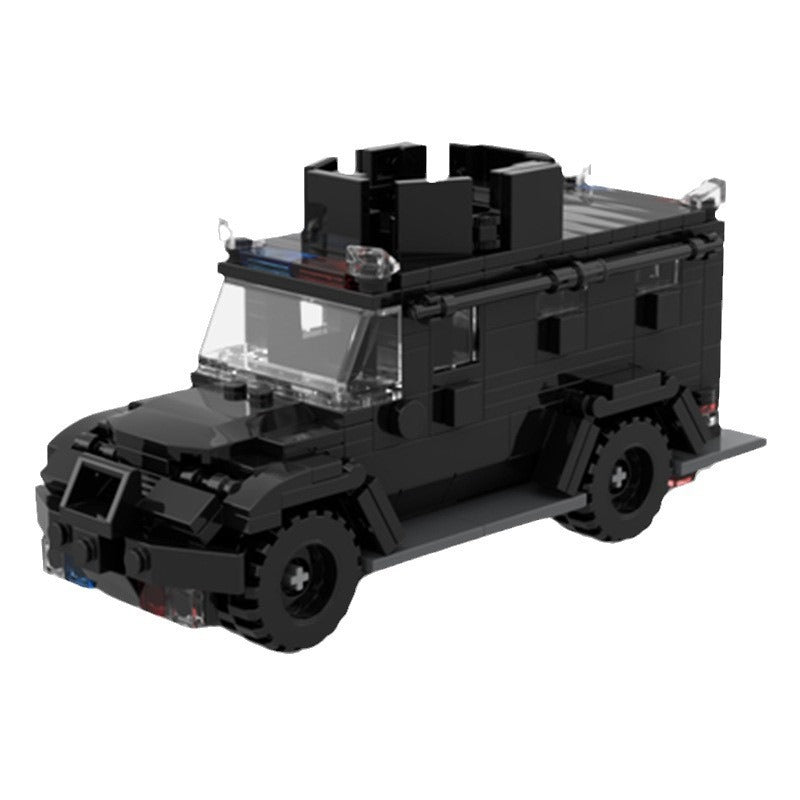 Tactical Armored Gendarmerie Vehicle Building Kit | LEGO-Compatible MOC - 3