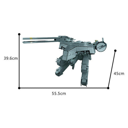 Tactical Bipedal Tank Mecha MOC Building Kit - 2