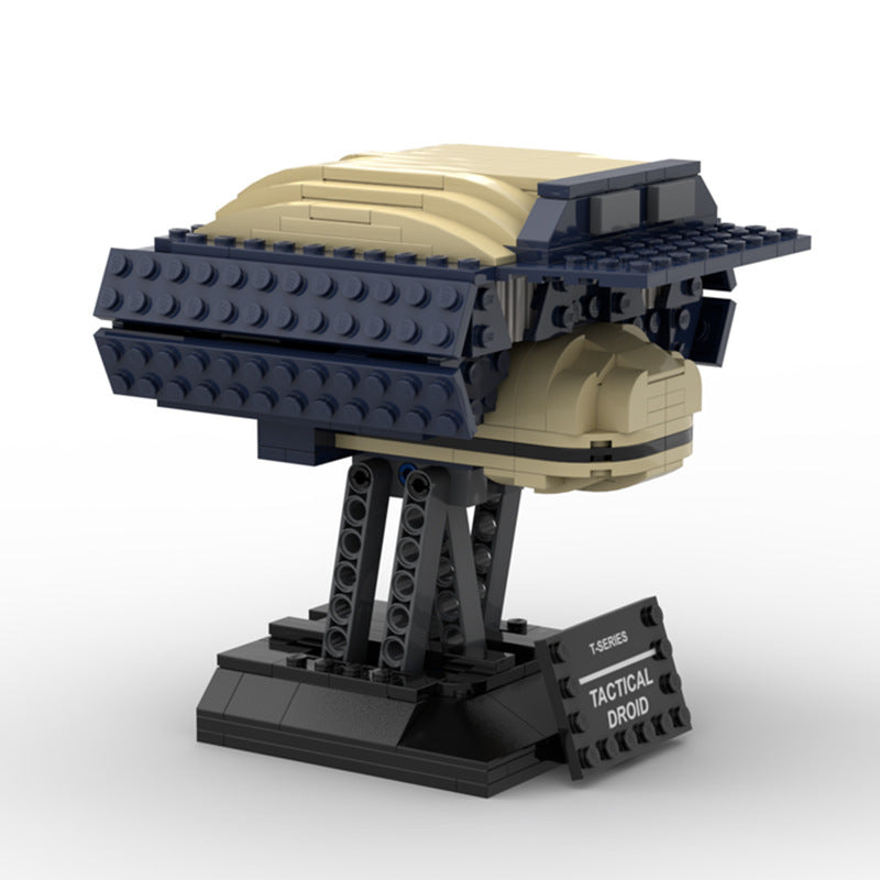tactical droid helmet building set | star wars | moc-87786 - 2