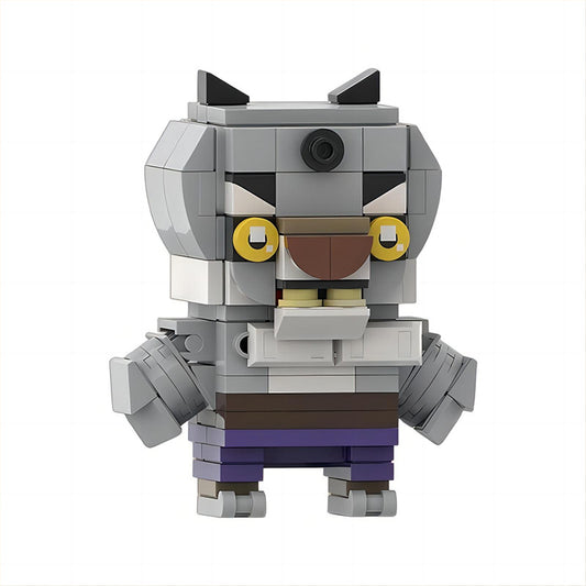 tai lung brickheadz building kit | kung fu panda | moc-178330 - 1