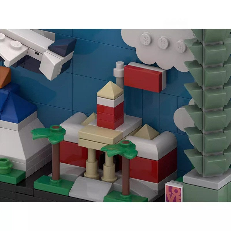 Taiwan Postcard Skyline Building Kit | LEGO-Compatible MOC - 2