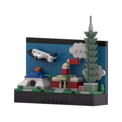 Taiwan Postcard Skyline Building Kit | LEGO-Compatible MOC - 5