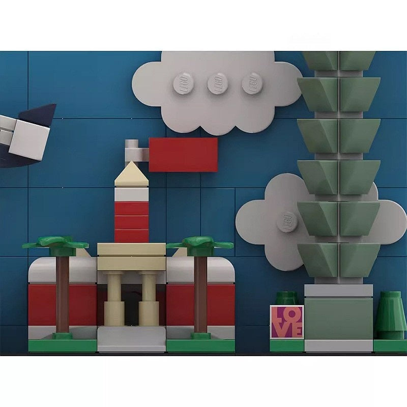 Taiwan Postcard Skyline MOC Building Kit | Asian City Architecture Model - 4