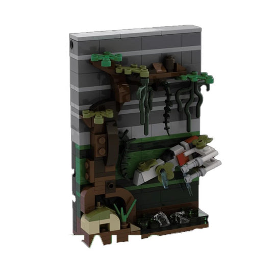 tales of dagobah building set | star wars | moc-151212 - 2