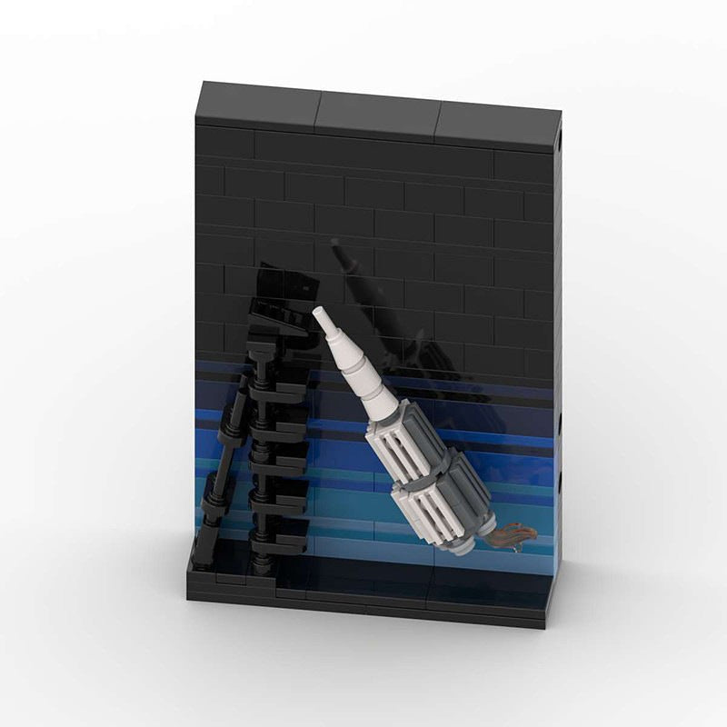 Tales of the N1 MOC Rocket Launch Space Diorama Building Kit - 3