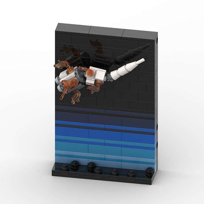 Tales of the N1 MOC Rocket Launch Space Diorama Building Kit - 7