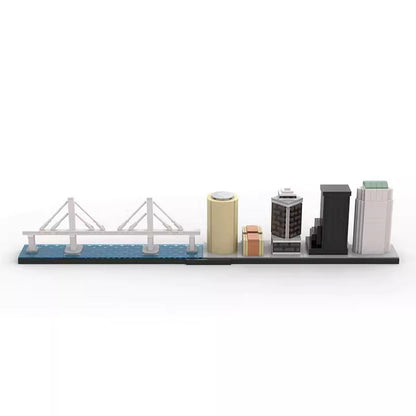 Tampa Florida Skyline Building Kit | LEGO-Compatible MOC - 1