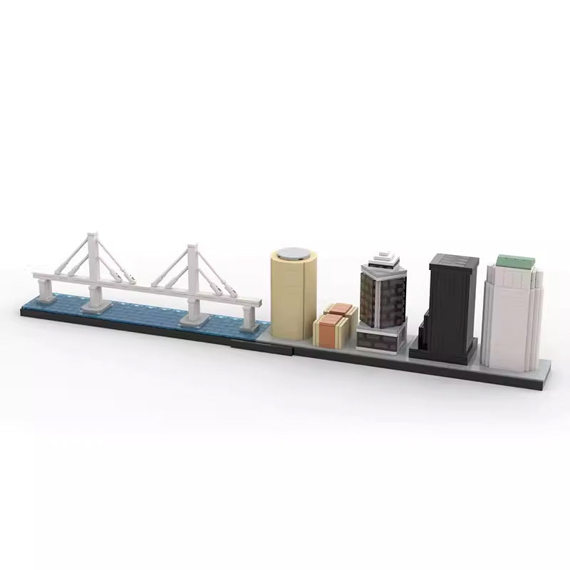 Tampa Florida Skyline Building Kit | LEGO-Compatible MOC - 3