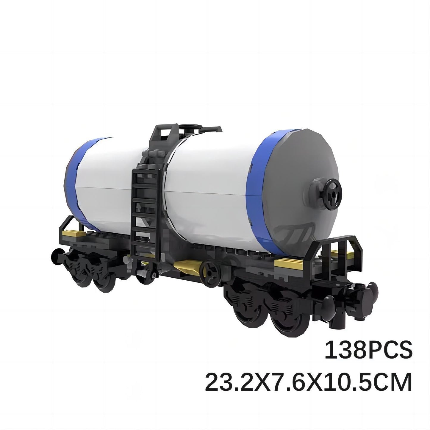 Tanker Wagon Building Kit | LEGO-Compatible MOC - 5