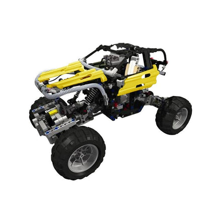 Tarantula Off-Road Trial Truck MOC Building Kit | 4x4 Vehicle Model - 3