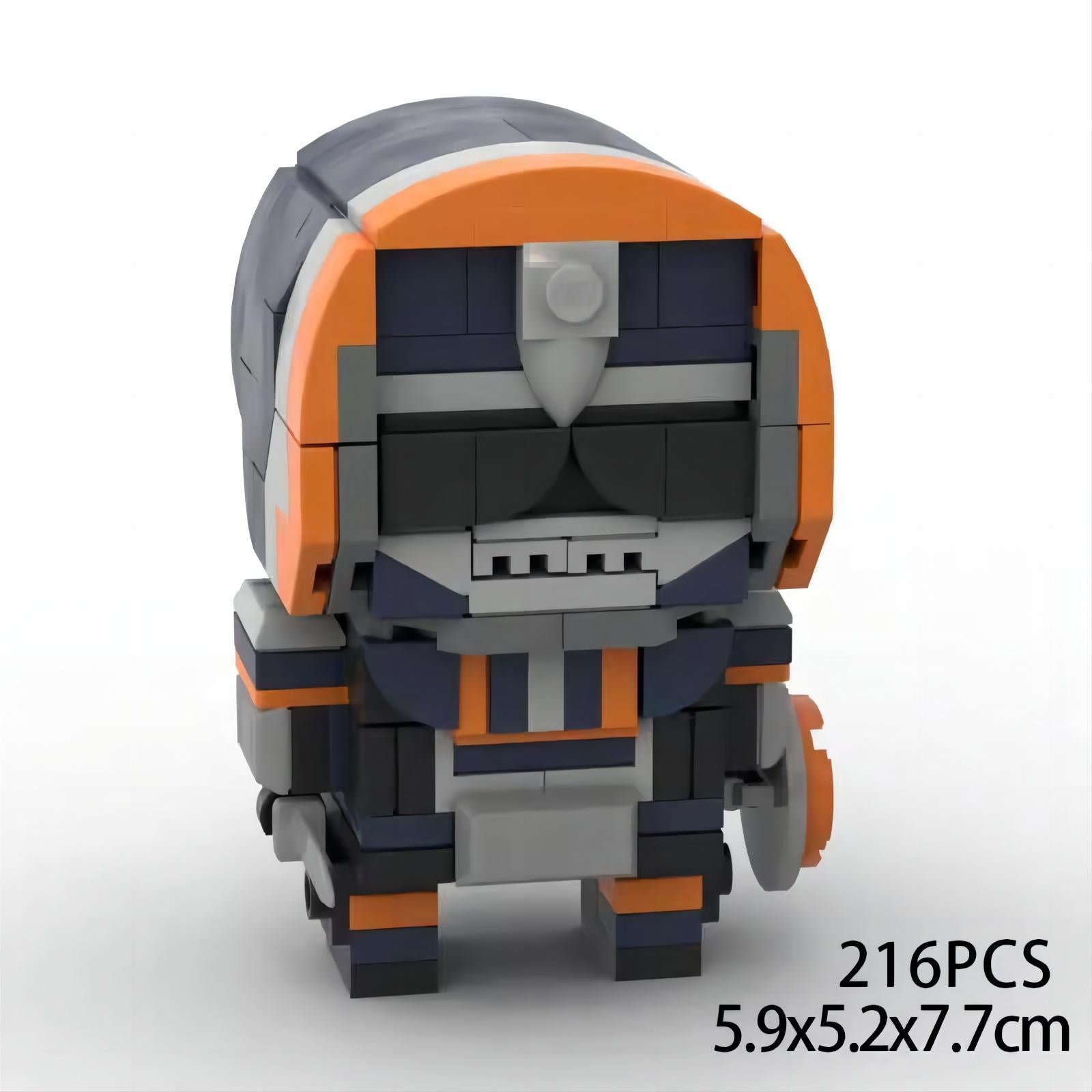 taskmaster brickheadz building set | marvel | moc-83146 - 1