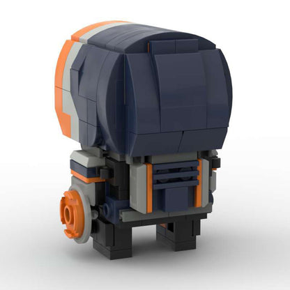 taskmaster brickheadz building set | marvel | moc-83146 - 3