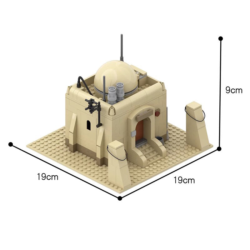 tatooine single house building set | star wars | moc-26468 - 2