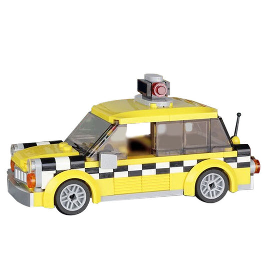 Taxi Building Kit | 6 studs wide | LEGO-Compatible MOC - 1