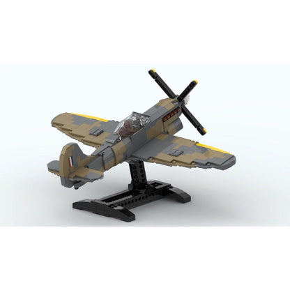 Tempest mk. V Fighter Aircraft Building Kit | LEGO-Compatible MOC - 3