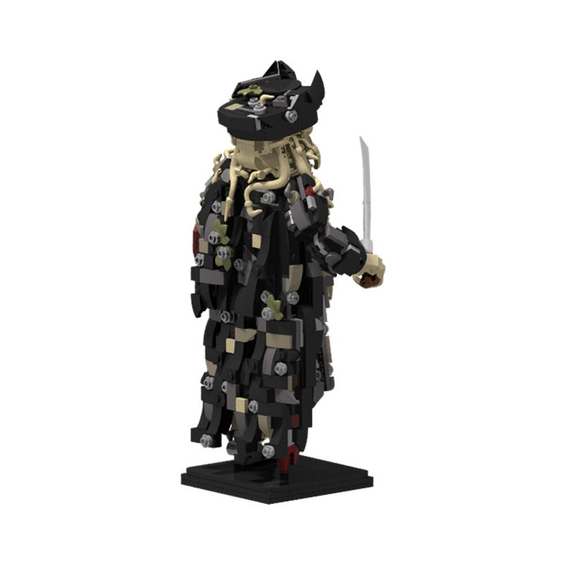 Tentacled Pirate Captain Fantasy Figure MOC Building Kit - 5