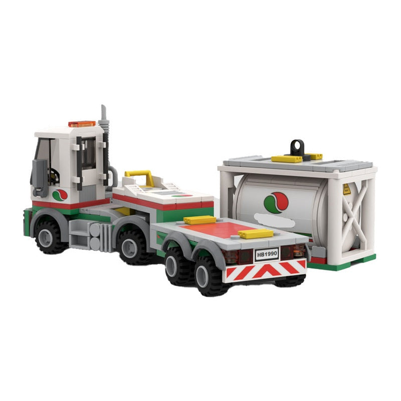 Terminal Tractor MOC Building Kit | Industrial Cargo Vehicle Model - 2
