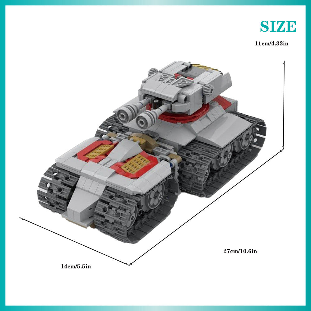 terran siege tank building set | starcraft | moc-143241 - 4