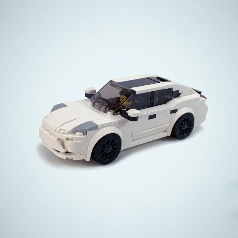 tesla model 3 performance building set | compatible with lego - 1