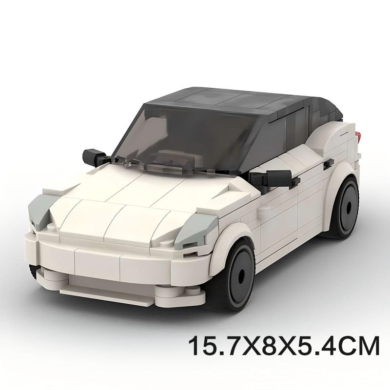 tesla model y white building set | moc-159260 - 6